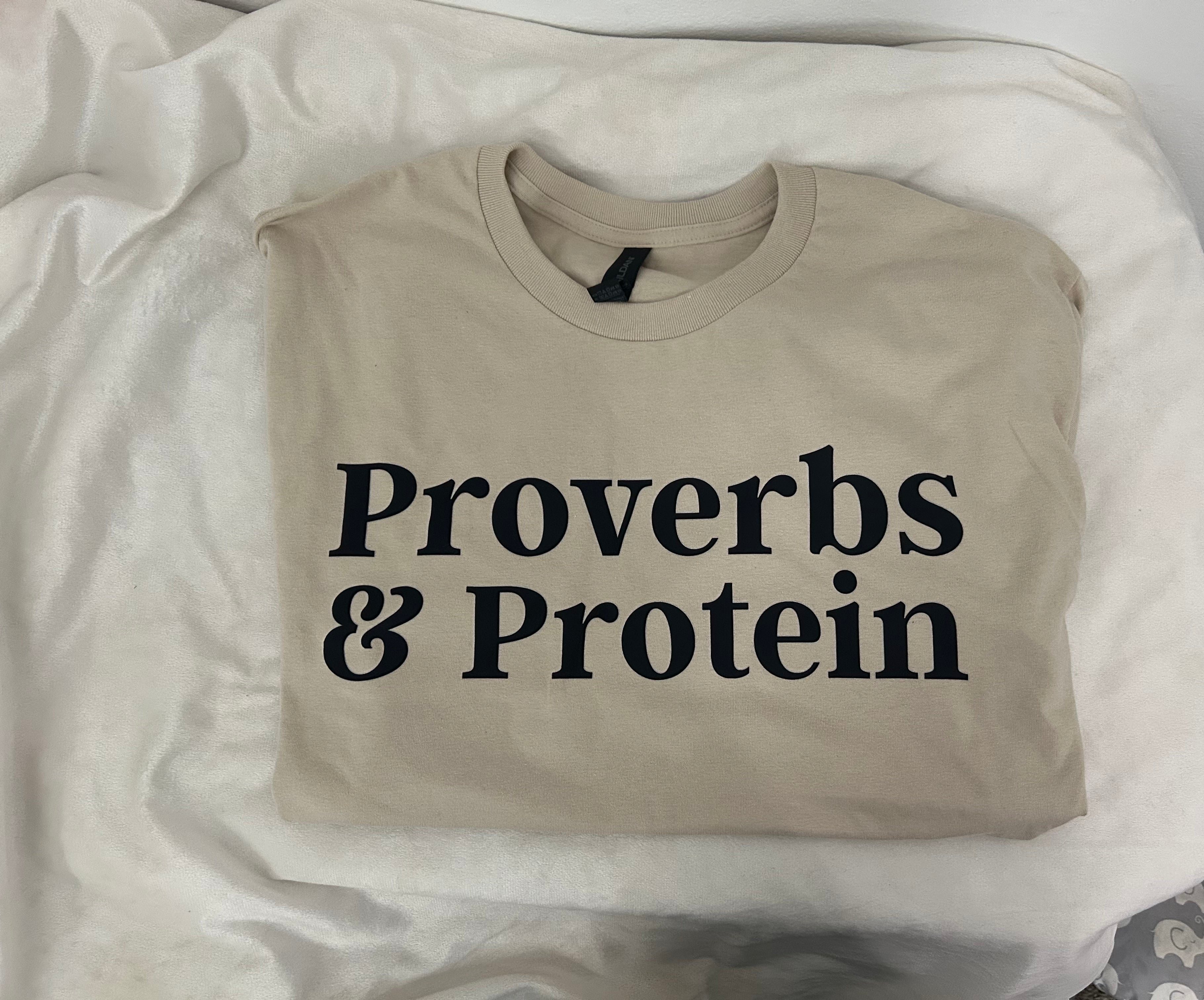 Proverbs & Protein Tee
